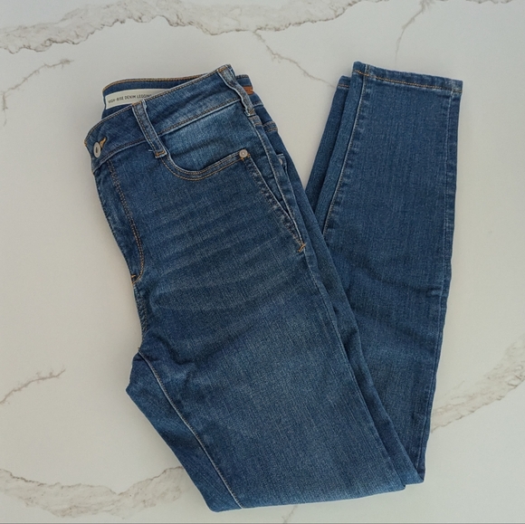 Anthropologie Picro High Rise Denim Leggings - Picture 1 of 6